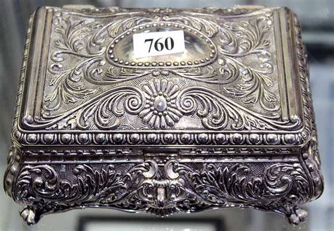 Repousse Jewelry Box 